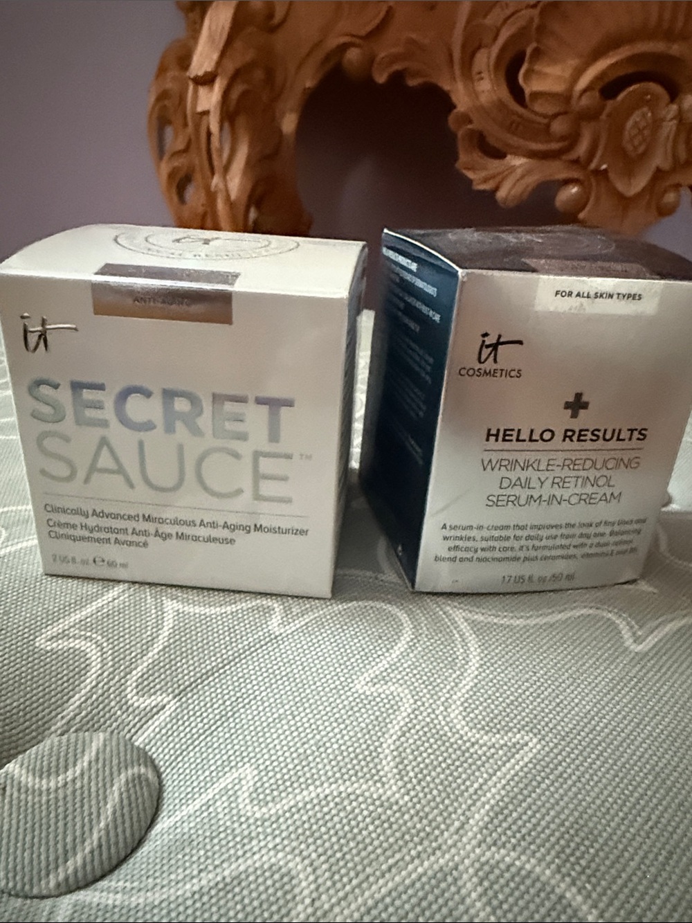 It cosmetics  Secret Sauce  and Hello Results New